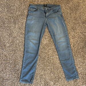 PAIGE Men’s Light Blue Slim Straight Jeans
